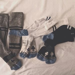 3-Set Bombas Compression Socks - Small